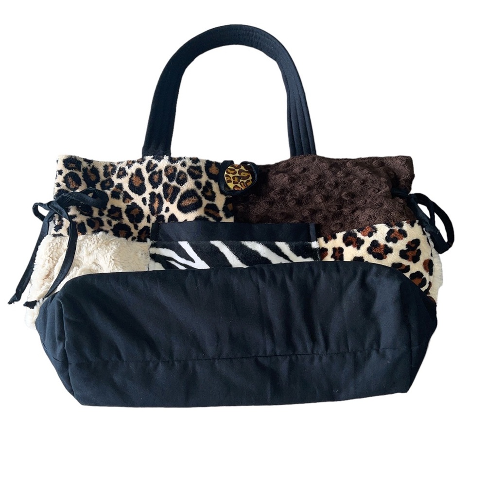 Hand Crafted Up-Cycled Patchwork Shoulder Bag - O… - image 5